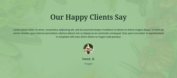 Reviews & Testimonials Website Templates