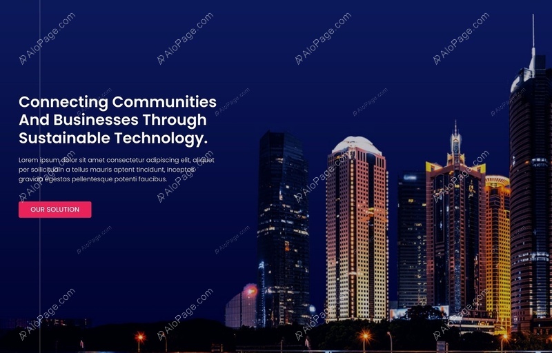 Connecting Communities With Technology Website Template