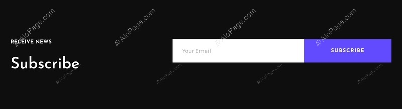 Simplified Email Subscription Website Template