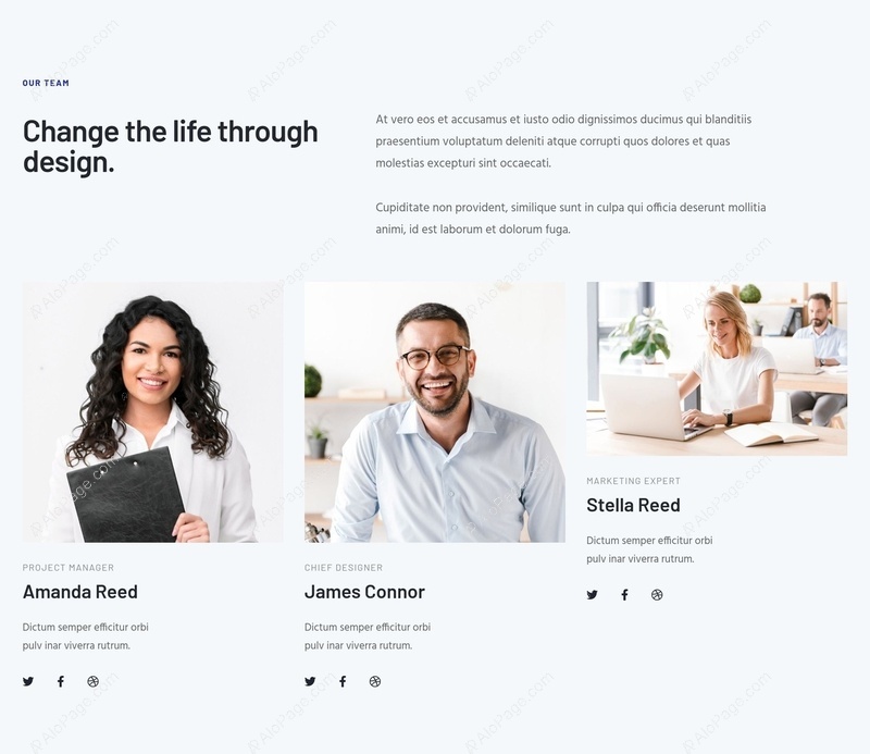 Transformative Team Expertise Website Template