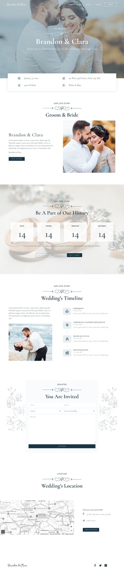 Event & Wedding Website Templates