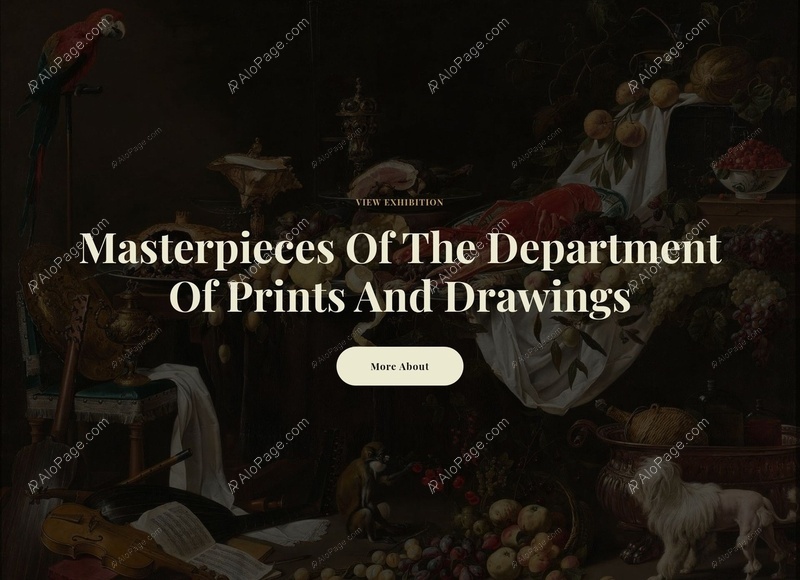 Explore Art Masterpieces Website Template