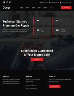 Cars & Transportation Website Templates