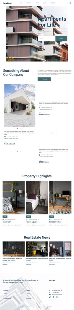 Real Estate & Property Website Templates