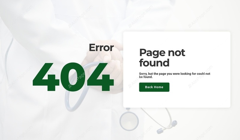 Page Not Found Error Solution Website Template