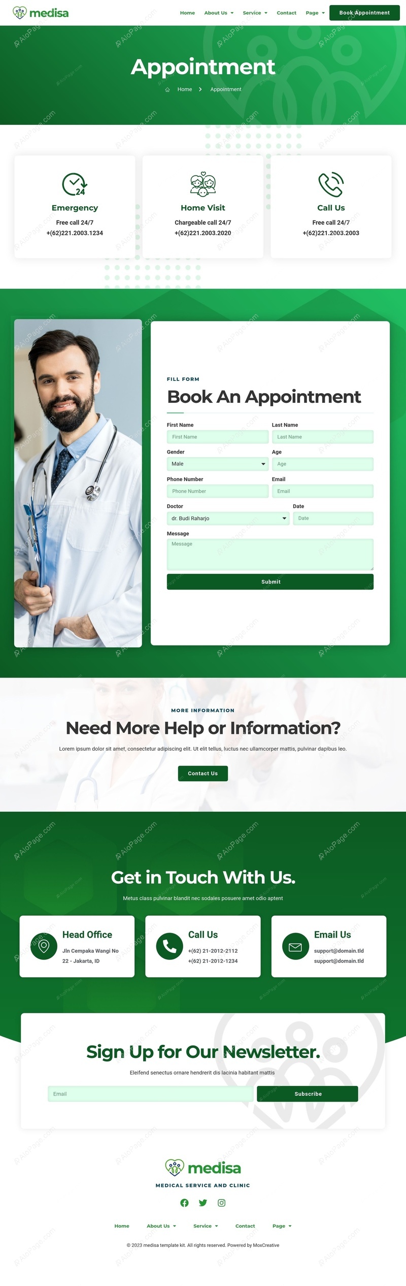 Streamline Your Healthcare With Our Appointment Solutions Website Template