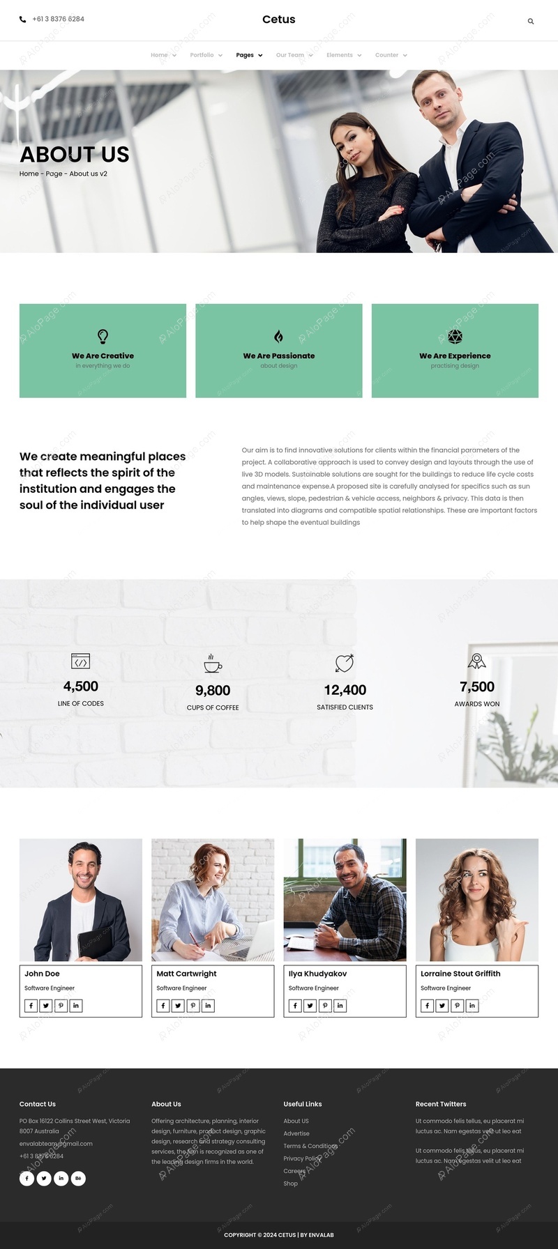 Engaging Design & Creativity For Your Projects Website Template