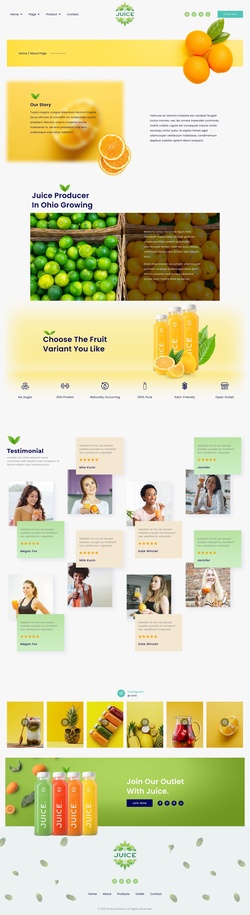 Food & Restaurant Website Templates