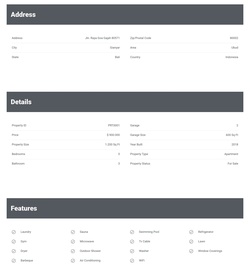 Product Details Website Templates