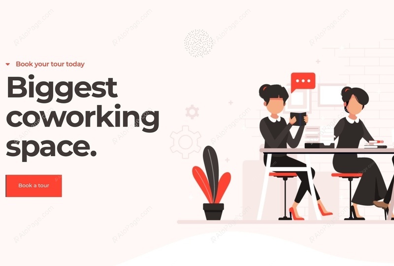 Discover The Largest Coworking Space Website Template