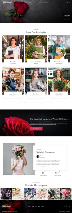 Floral Team Showcase For Creative Arrangements