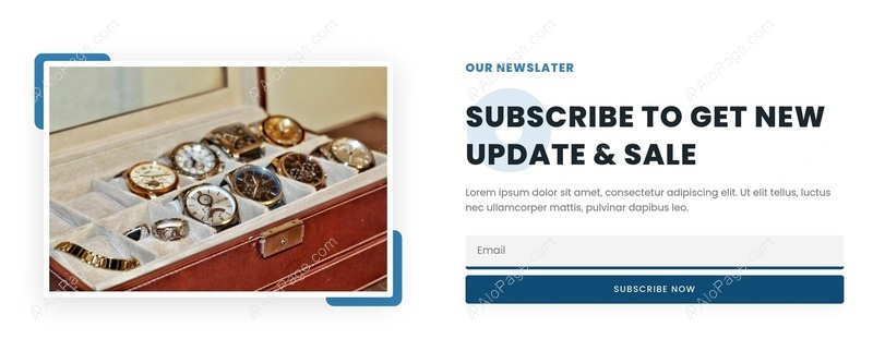 Exclusive Updates & Offers Subscription Website Template