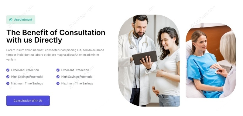 Maximize Healthcare Consultation Benefits Website Template