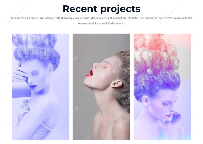 Stunning Artistry Showcase Website Template