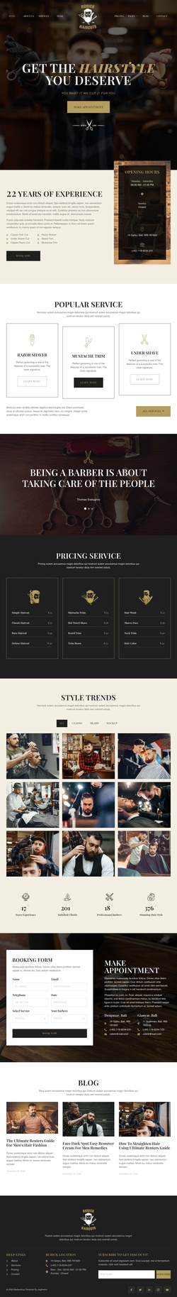 Fashion & Beauty Website Templates