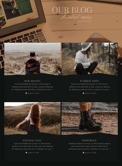 Blog Posts Website Templates