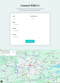 Map Website Templates