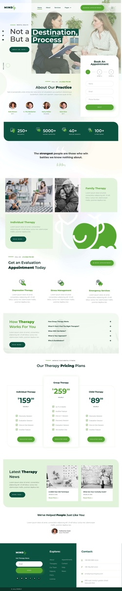 Medical & Health Website Templates