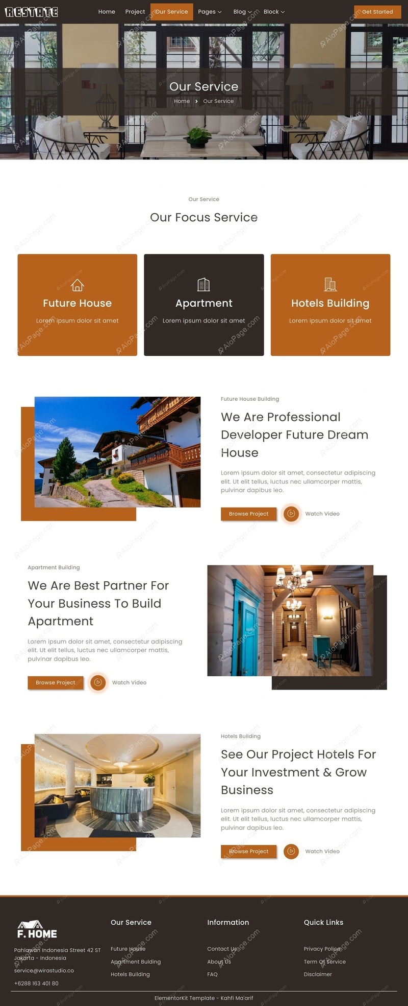 Build Your Dream Space With Expert Services Website Template