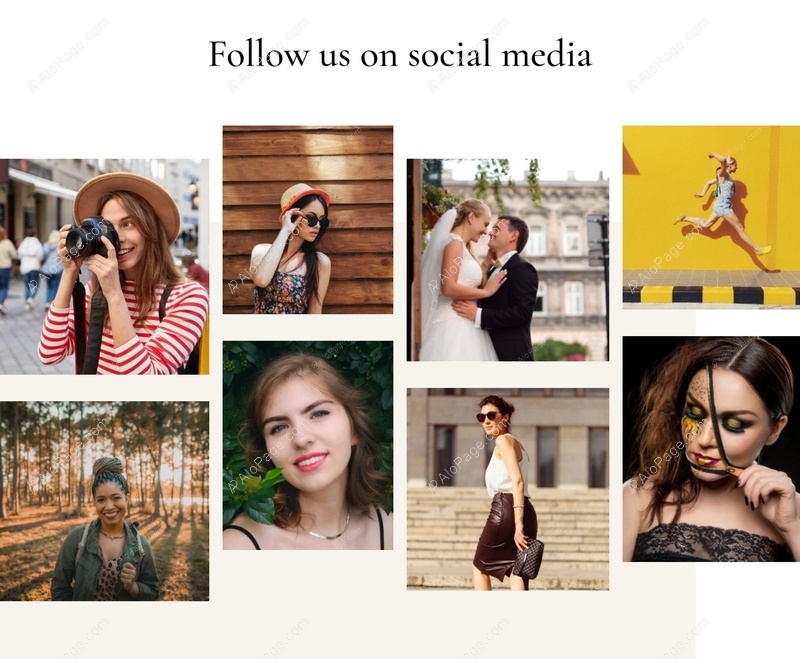 Connect With Us On Social Media Website Template