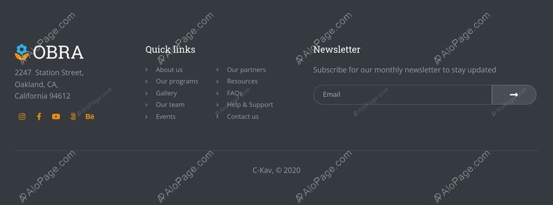 Stay Connected With Quick Links Website Template