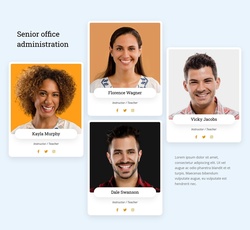 Team Members Website Templates