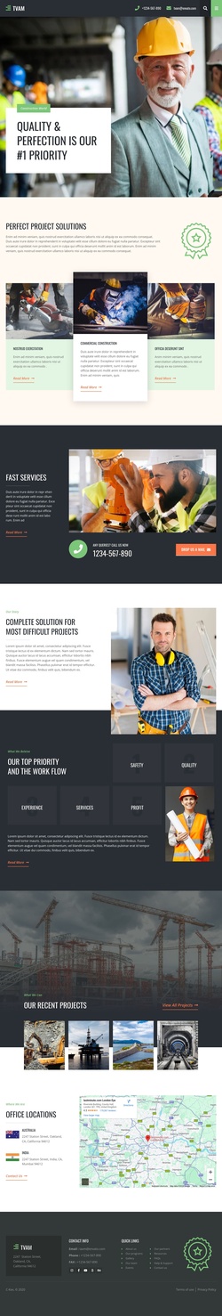 Architecture & Building Website Templates