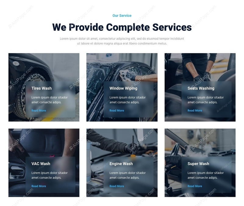 Comprehensive Auto Detailing Services Website Template