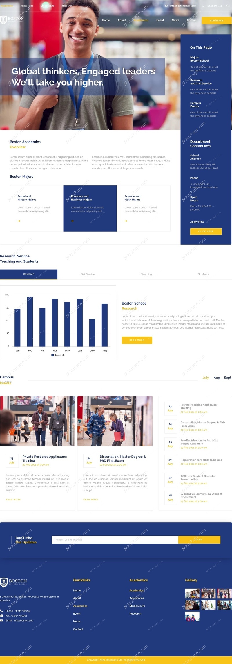 Empowering Future Leaders In Education Website Template