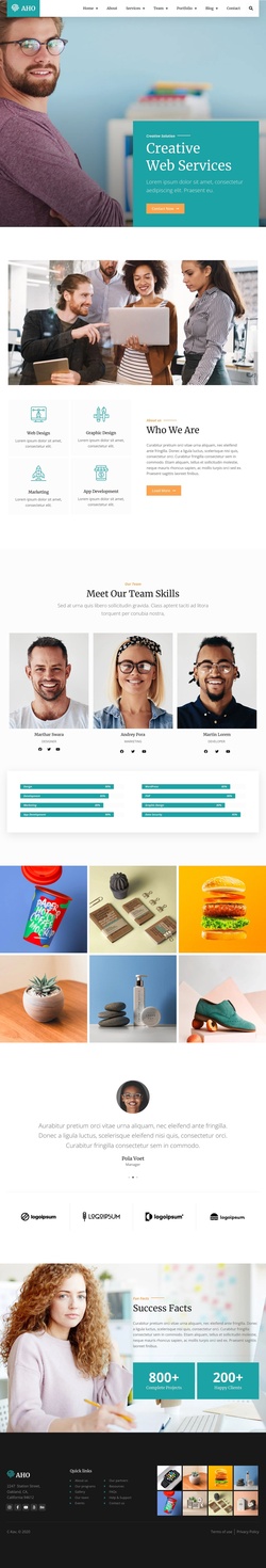 Business & Services Website Templates