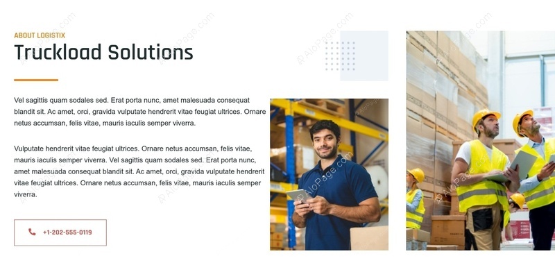 Efficient Logistics Solutions Website Template