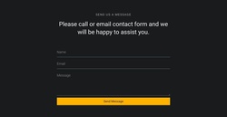 Contact Form Website Templates