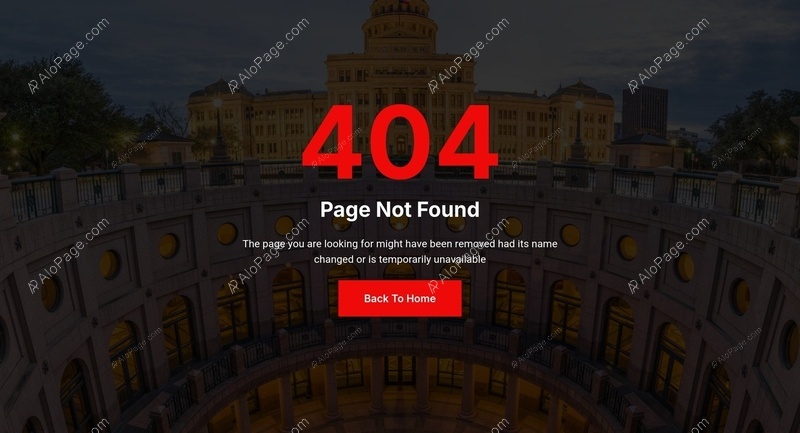 Oops! Page Not Found Website Template