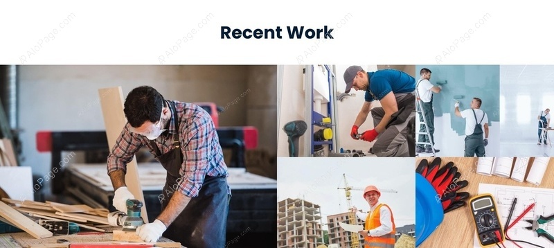Explore Our Recent Projects Website Template