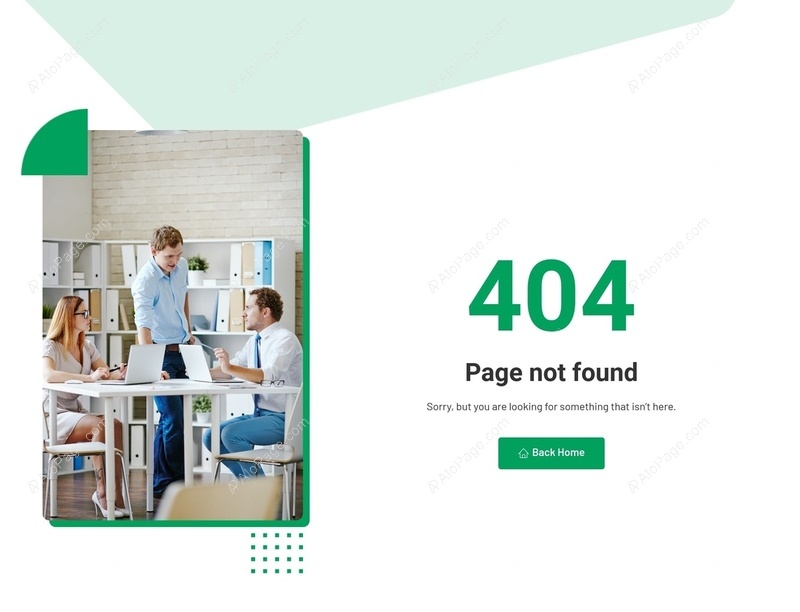 Oops! Page Not Found Website Template