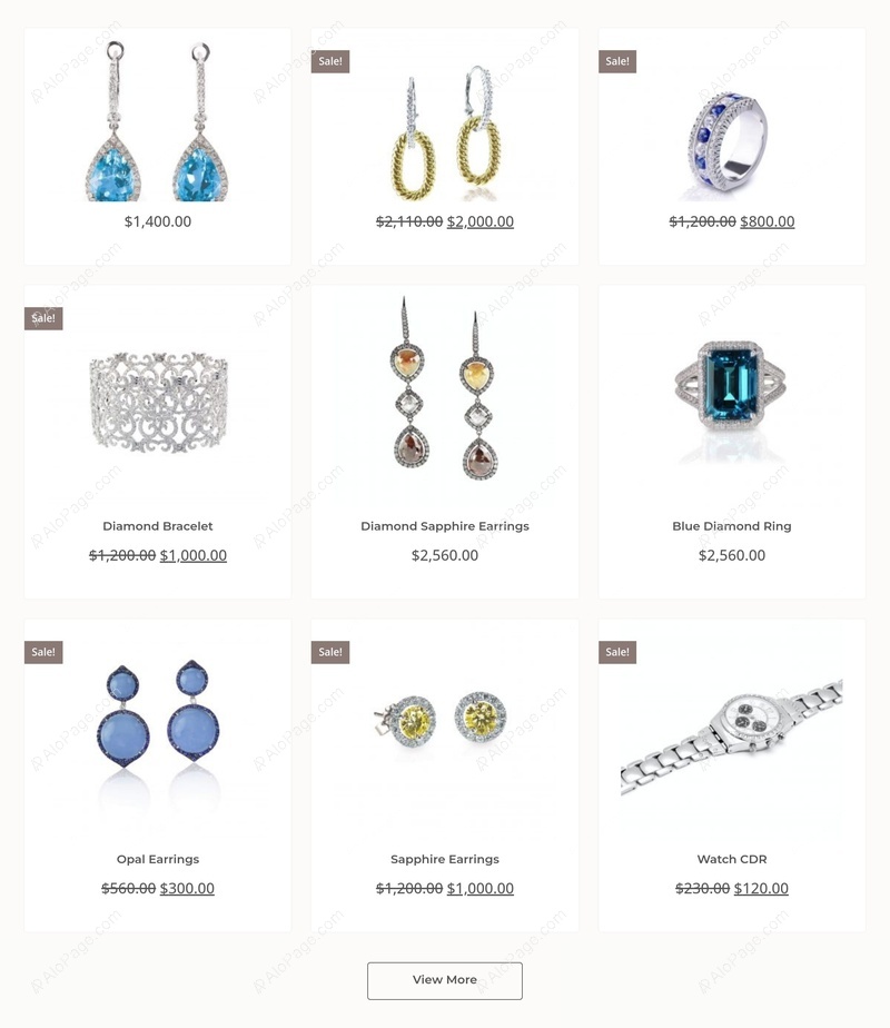 Exclusive Jewelry Deals For Every Occasion Website Template