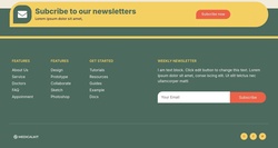 Newsletter Signup Website Templates