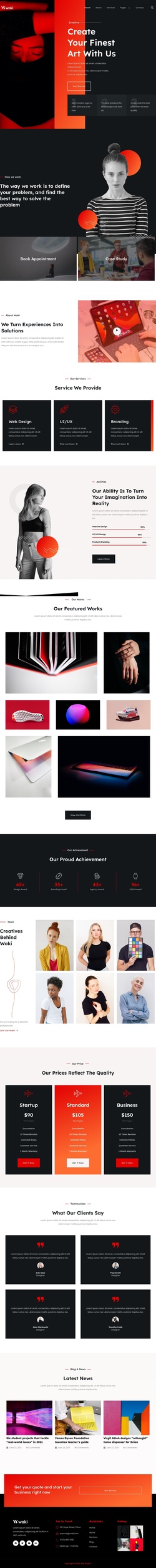 Digital & Apps Website Templates