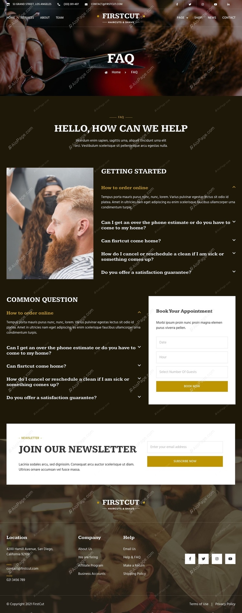 Essential Grooming Insights For Men Website Template