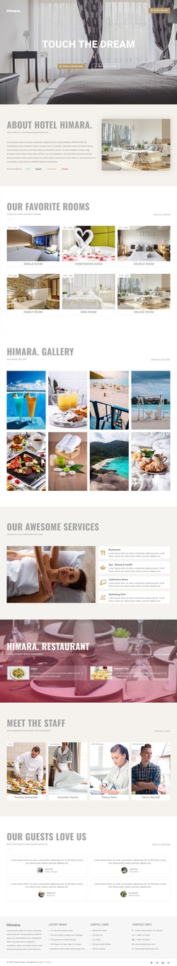 Travel & Hotels Website Templates