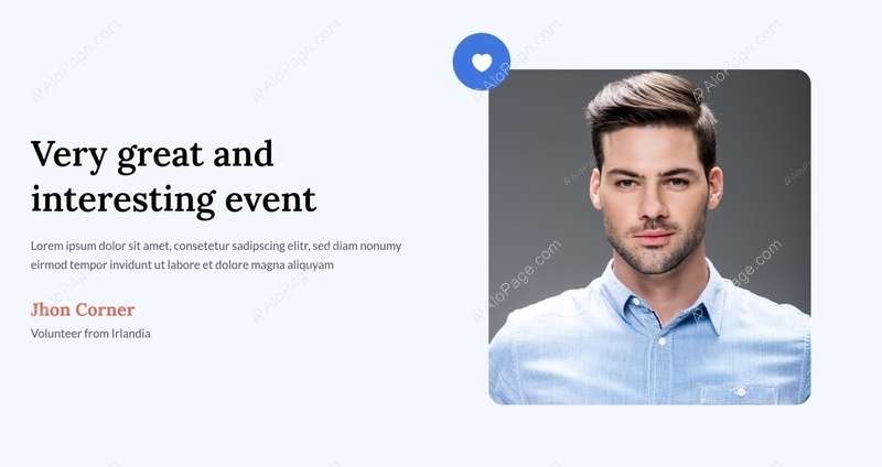 Engaging Event Profile Highlight Website Template