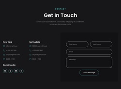 Contact Form Website Templates