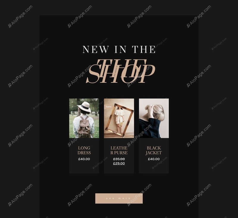 Discover Trendy New Arrivals Website Template