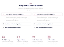 FAQ Website Templates