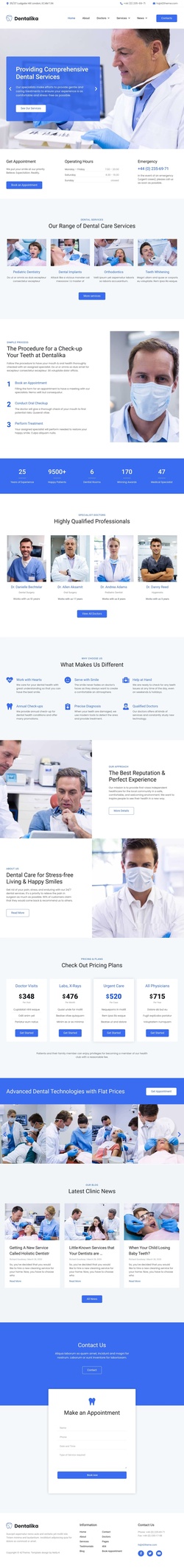 Medical & Health Website Templates