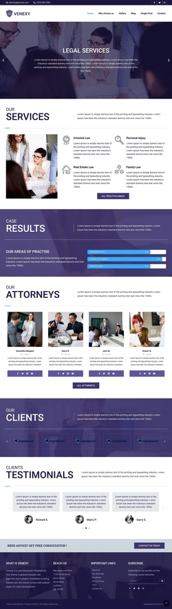 Corporate & Law Website Templates