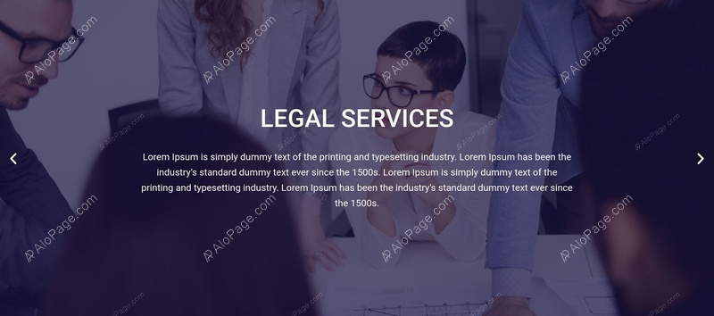 Professional Legal Services Website Template