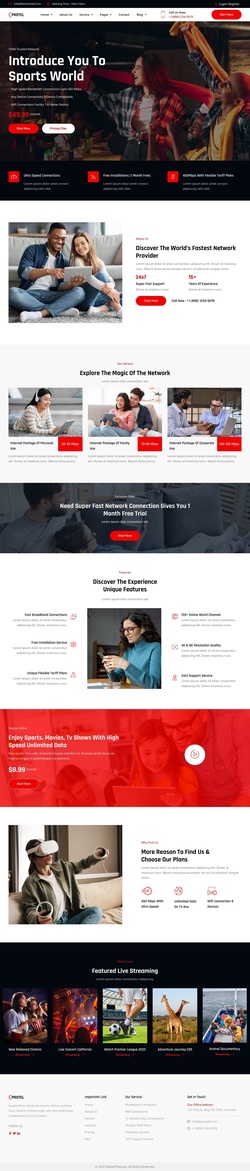 Technology & Science Website Templates