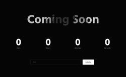 Coming Soon Website Templates