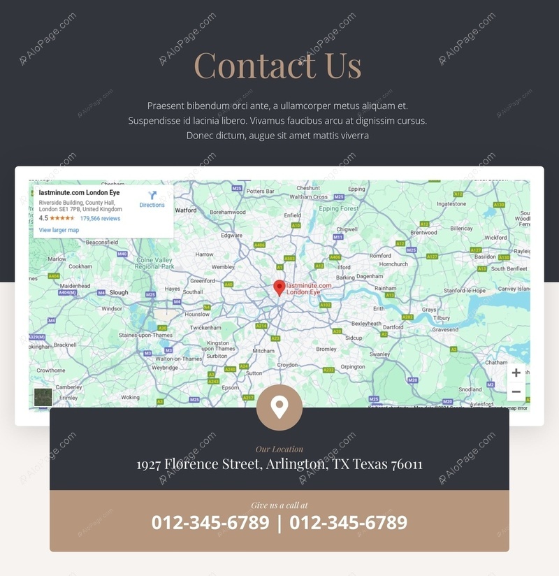 Get In Touch With Us Website Template